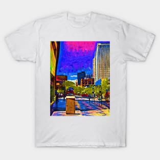 Denver 16th Street Mall In Fauvism T-Shirt